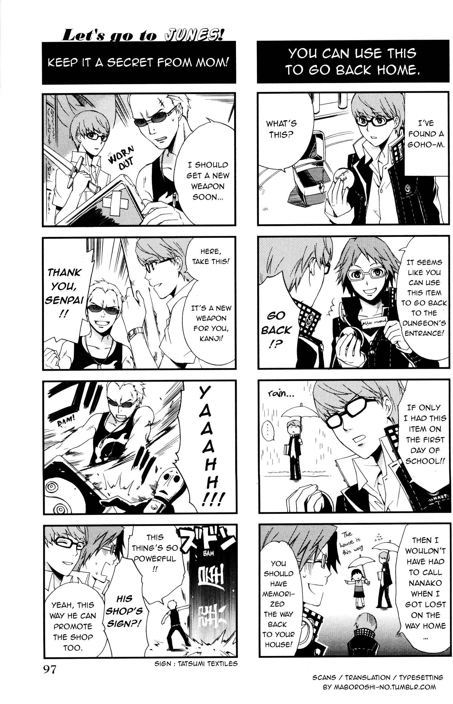 Page 2 Chapter 16 Persona 4 4Koma Kings