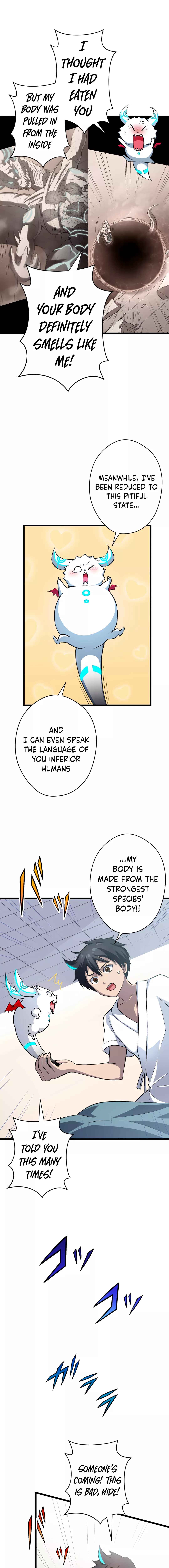 Page 9 Chapter 3 Chouten Hoshokusha ~Chikyuu Saijaku no Ore ga Uchuu Saikyou~