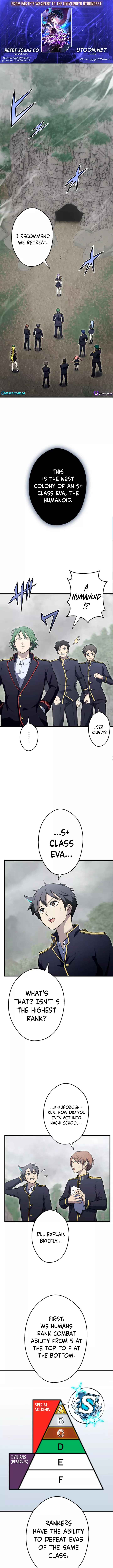 Page 1 Chapter 20 Chouten Hoshokusha ~Chikyuu Saijaku no Ore ga Uchuu Saikyou~