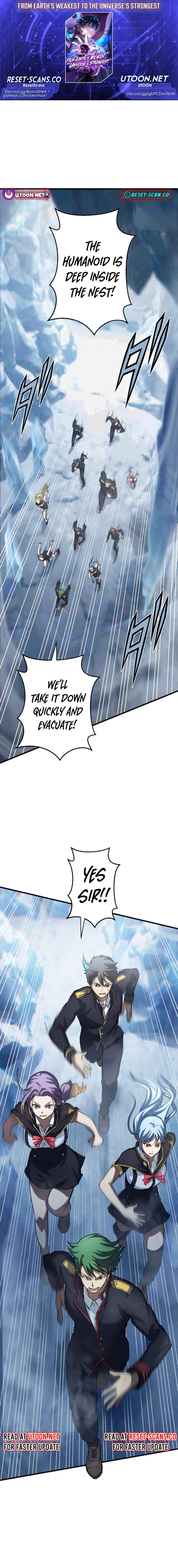 Page 1 Chapter 21 Chouten Hoshokusha ~Chikyuu Saijaku no Ore ga Uchuu Saikyou~