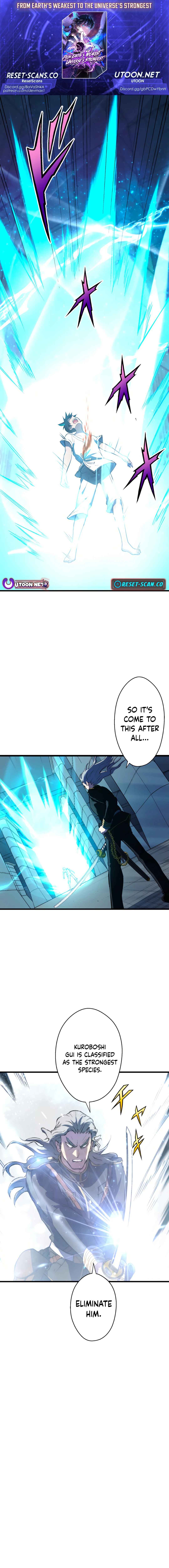 Page 1 Chapter 8 Chouten Hoshokusha ~Chikyuu Saijaku no Ore ga Uchuu Saikyou~