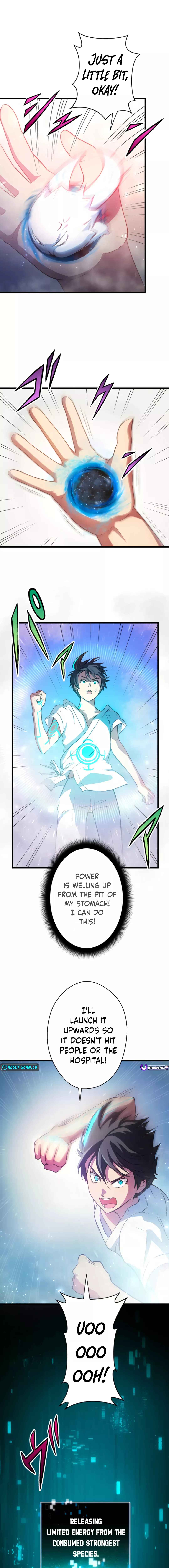 Page 10 Chapter 5 Chouten Hoshokusha ~Chikyuu Saijaku no Ore ga Uchuu Saikyou~