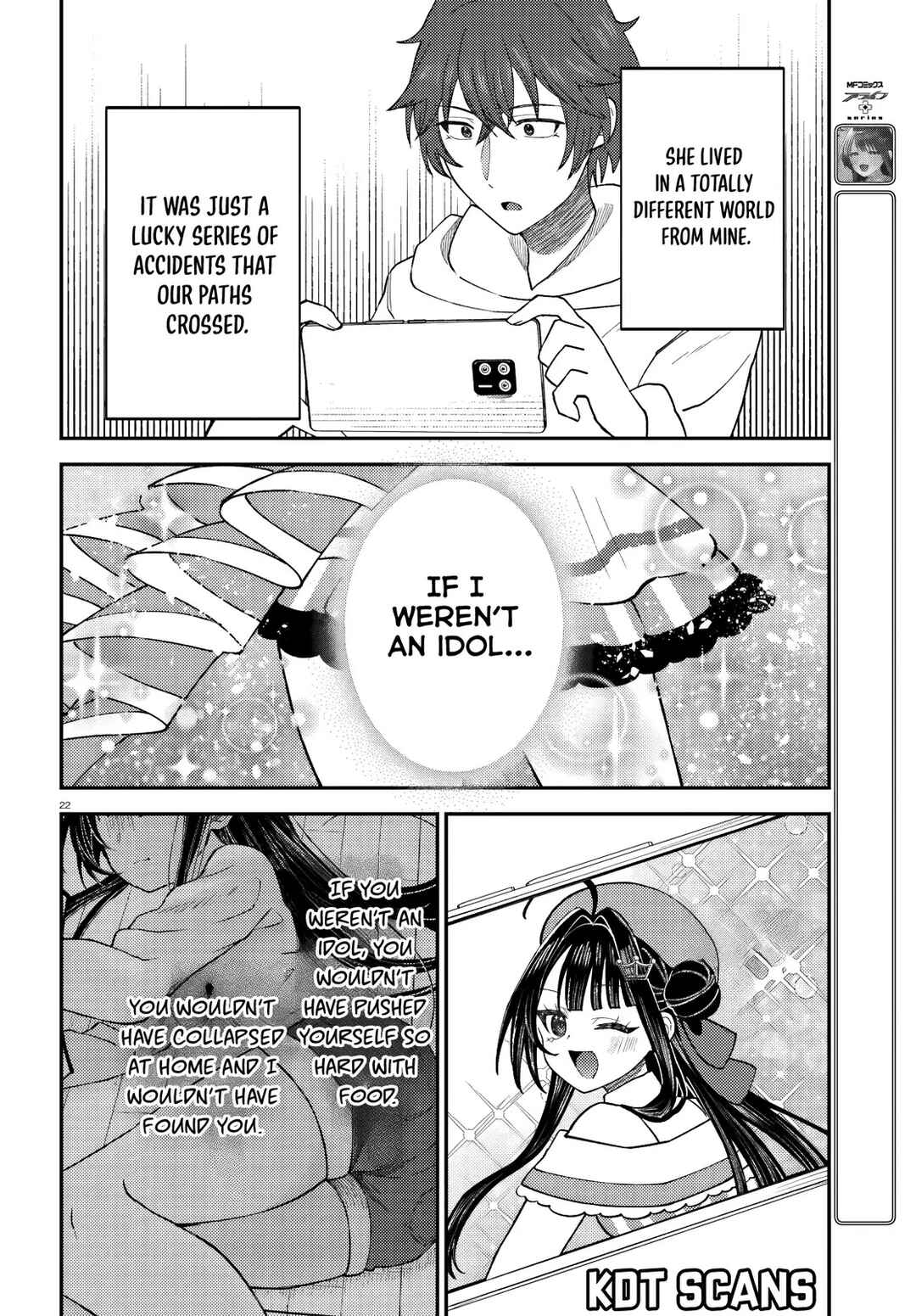 Page 22 Chapter 10 Ore no Haitoku Meshi wo Onedari Sezu ni Irarenai, Otonari no Top Idol-sama