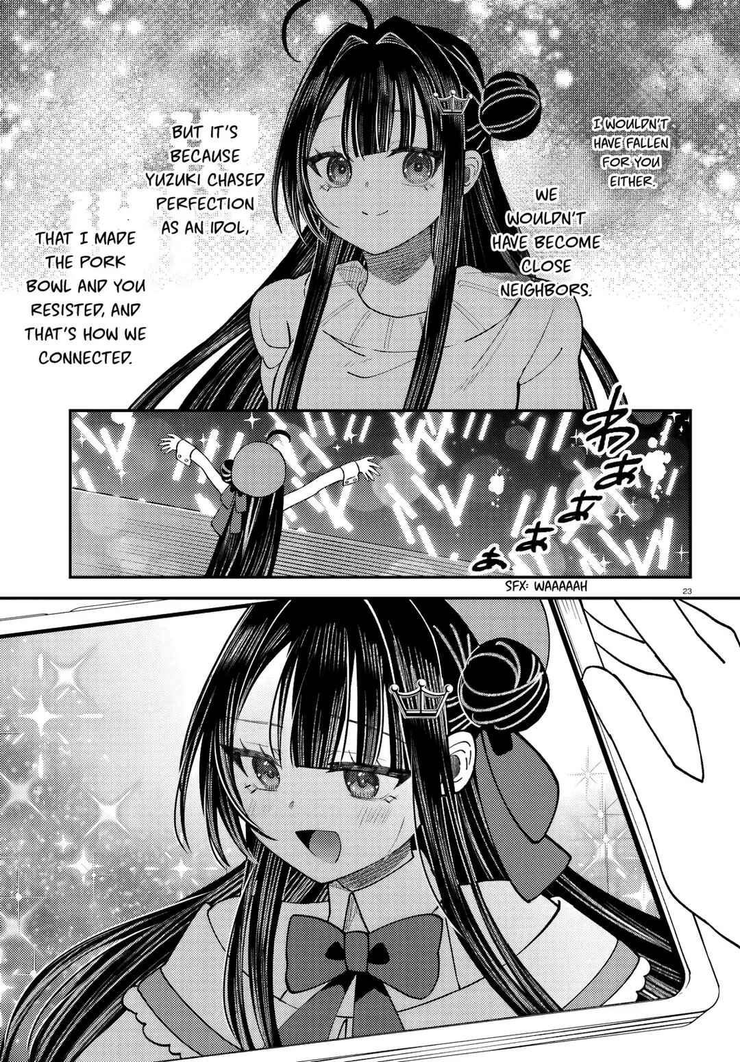 Page 23 Chapter 10 Ore no Haitoku Meshi wo Onedari Sezu ni Irarenai, Otonari no Top Idol-sama