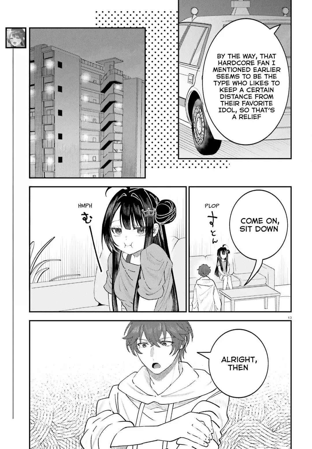 Page 14 Chapter 13 Ore no Haitoku Meshi wo Onedari Sezu ni Irarenai, Otonari no Top Idol-sama