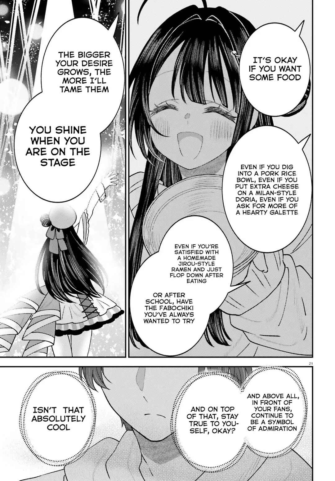 Page 22 Chapter 13 Ore no Haitoku Meshi wo Onedari Sezu ni Irarenai, Otonari no Top Idol-sama