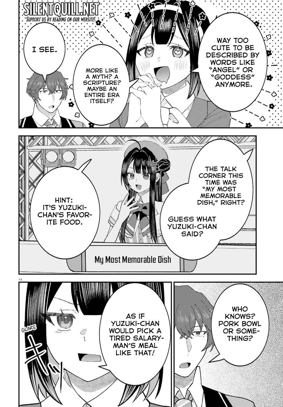 Page 15 Chapter 14 Ore no Haitoku Meshi wo Onedari Sezu ni Irarenai, Otonari no Top Idol-sama