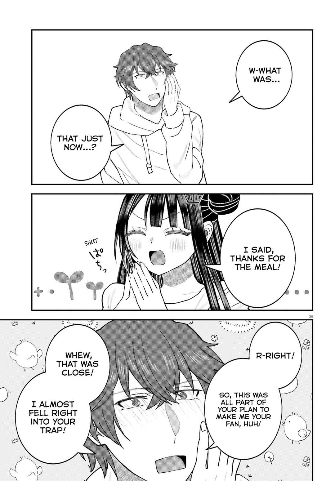 Page 36 Chapter 14 Ore no Haitoku Meshi wo Onedari Sezu ni Irarenai, Otonari no Top Idol-sama