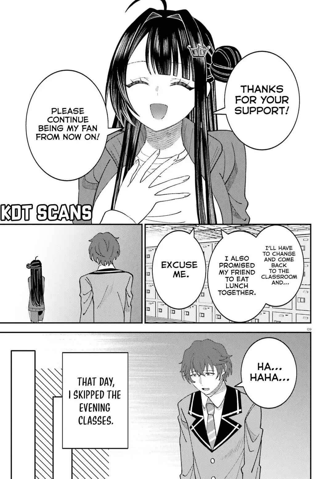 Page 10 Chapter 12 Ore no Haitoku Meshi wo Onedari Sezu ni Irarenai, Otonari no Top Idol-sama