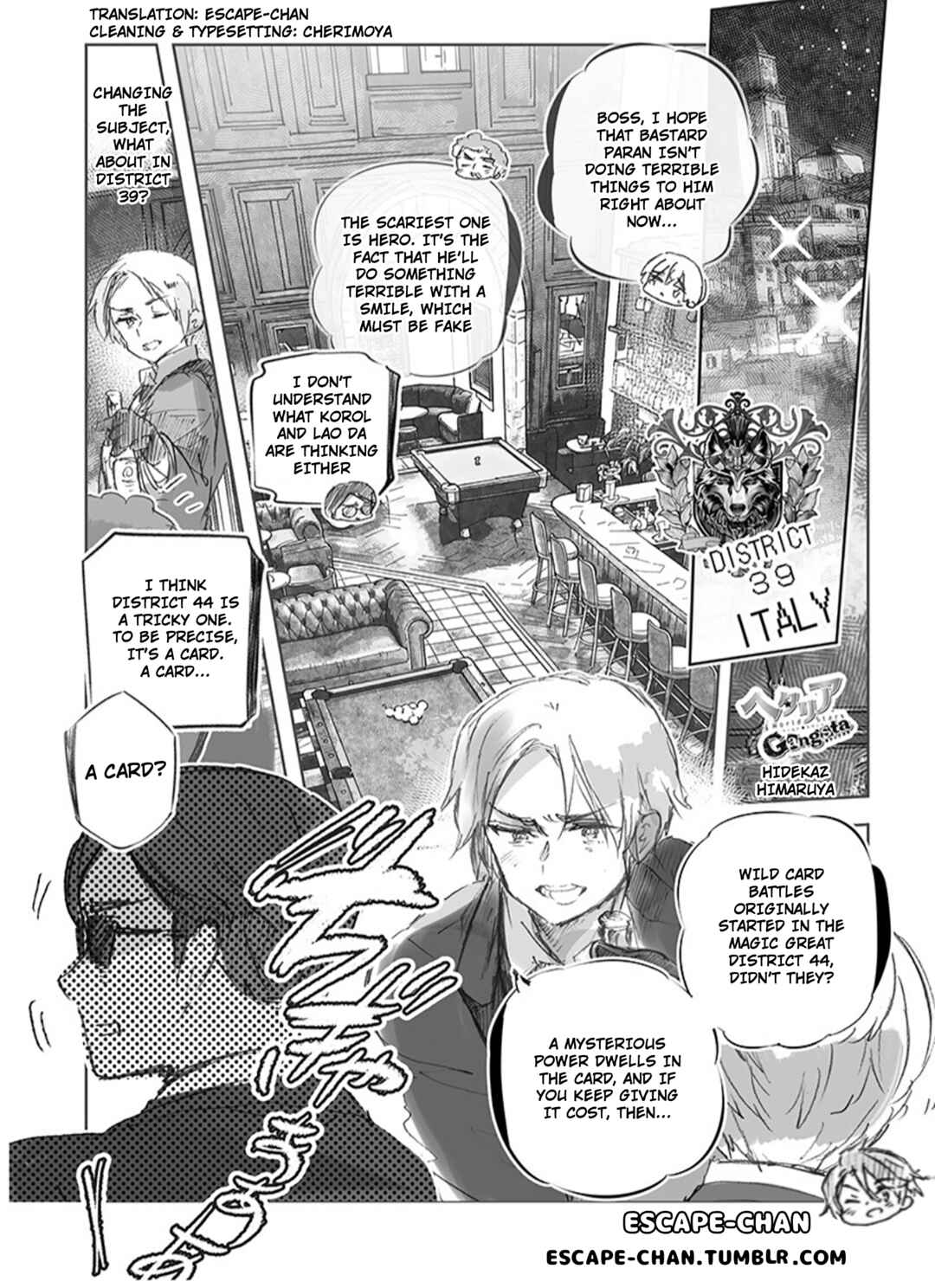 Page 1 Chapter 50 Hetalia World★Stars: Gangsta
