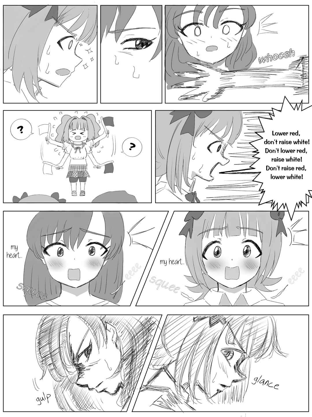 Page 3 Chapter Unknown_f333 THE iDOLM@STER - Haruka and Chihaya Help Yayoi with Her Lesson (Doujinshi)