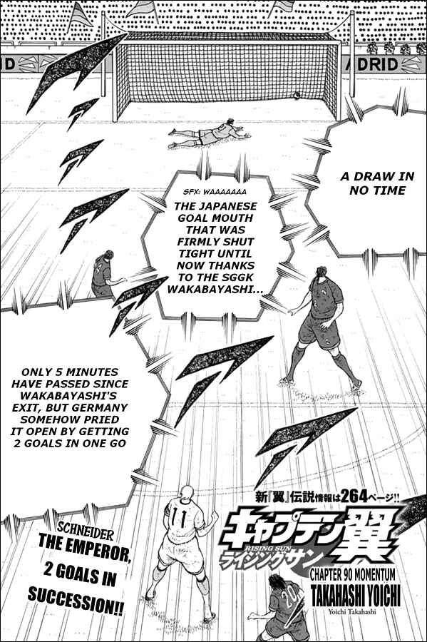 Page 1 Chapter 90 Captain Tsubasa: Rising Sun