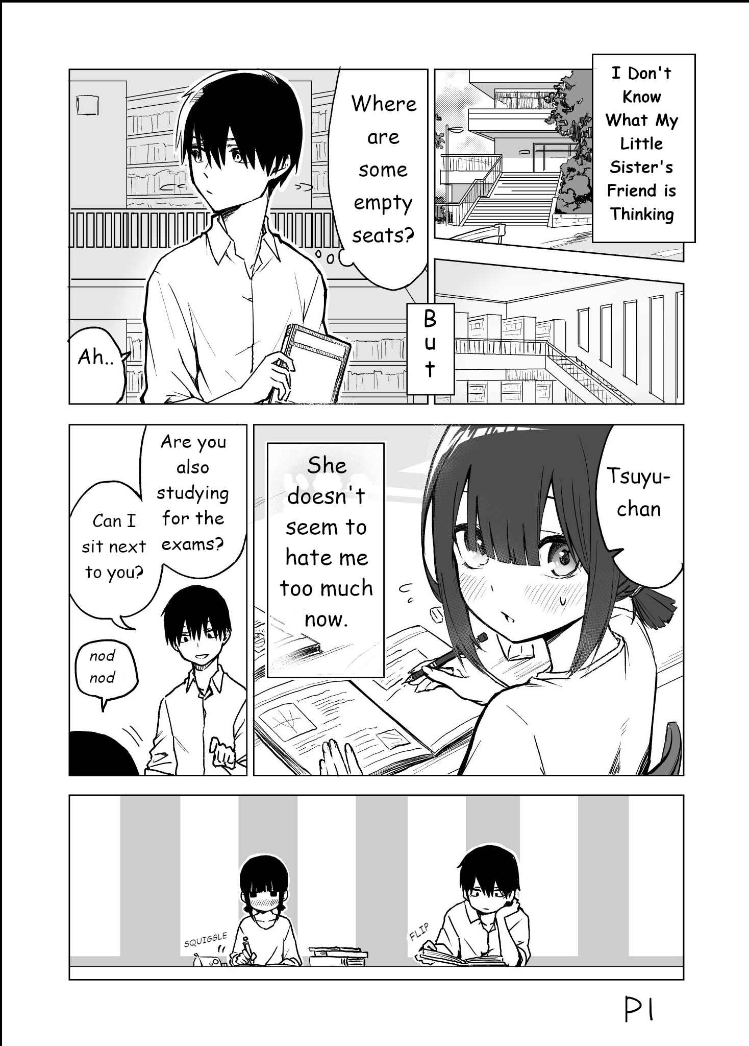 Page 1 Chapter 5 I Dont Know What My Little Sisters Friend Is Thinking!  (Pre-serialization)