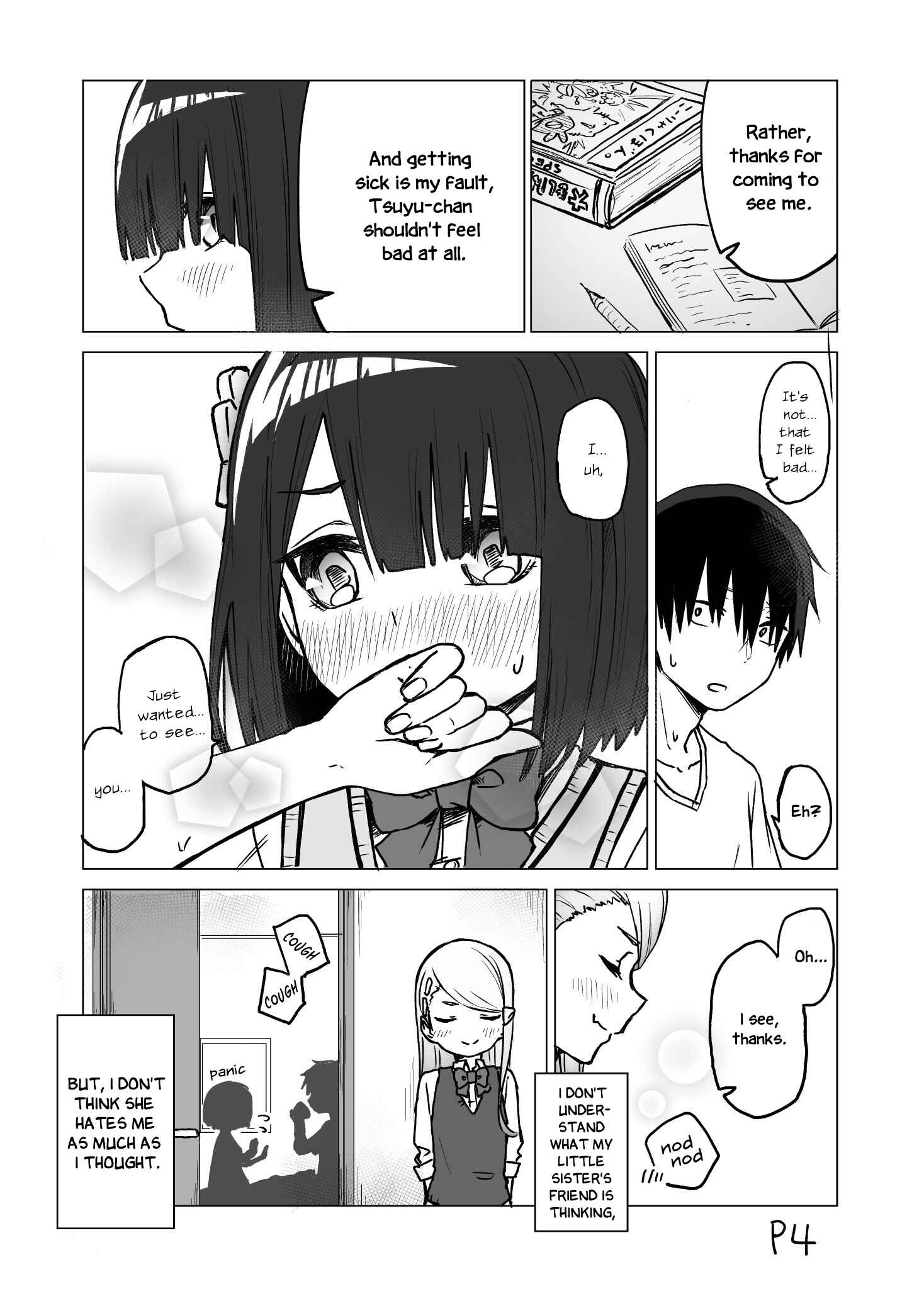 Page 4 Chapter 4 I Dont Know What My Little Sisters Friend Is Thinking!  (Pre-serialization)