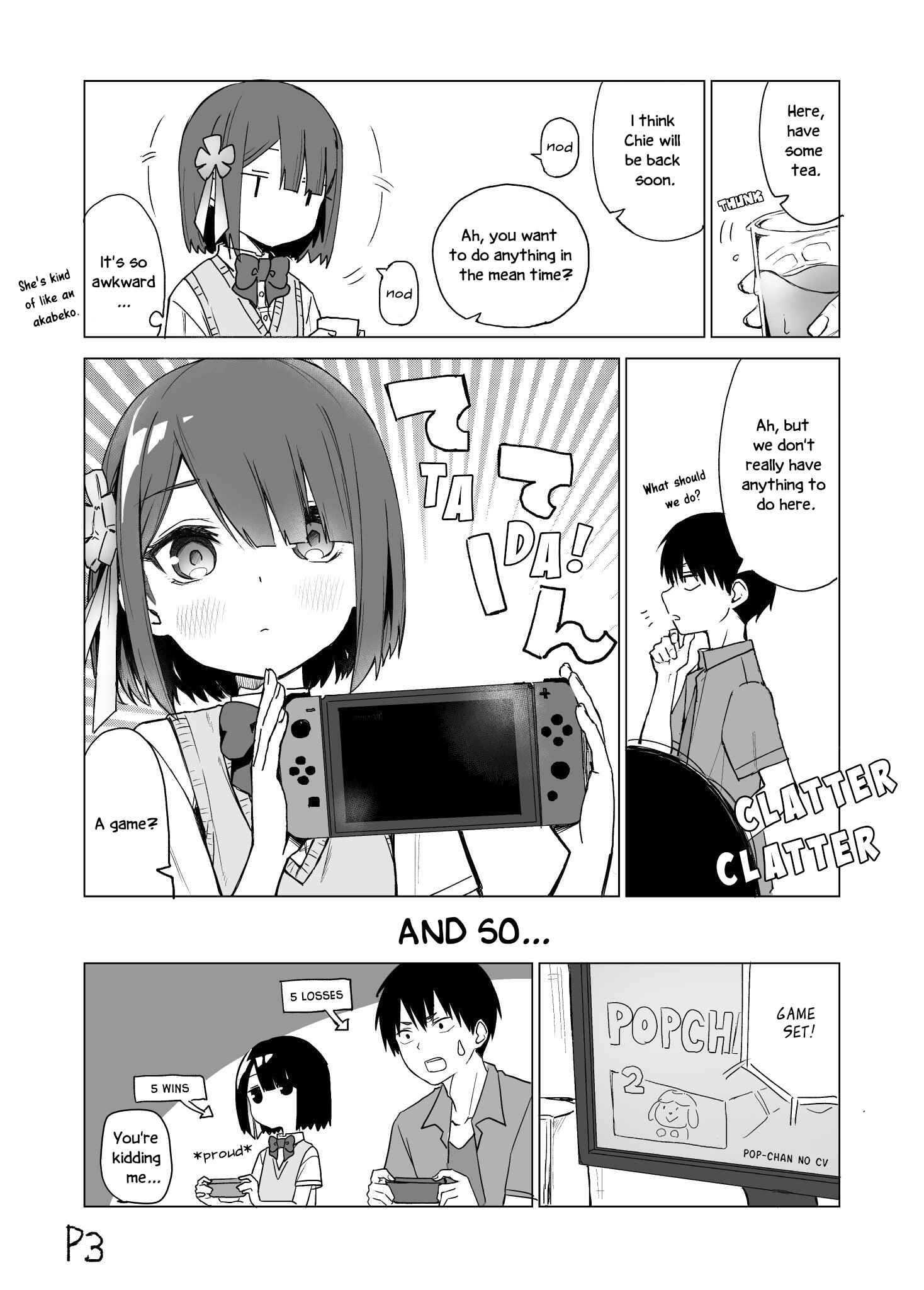 Page 3 Chapter 1 I Dont Know What My Little Sisters Friend Is Thinking!  (Pre-serialization)