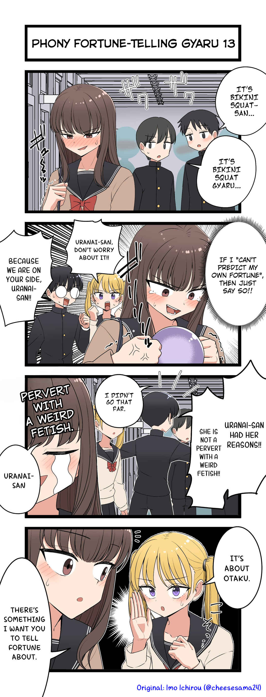 Page 1 Chapter 13 Phony Fortune-Telling Gyaru