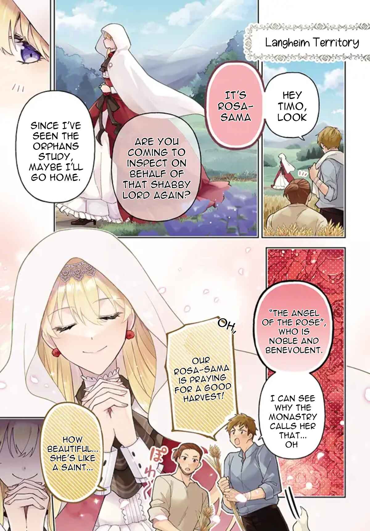 Page 1 Chapter 1.1 Kifujin Rosa wa Kage kara Ai wo Mimamoritai