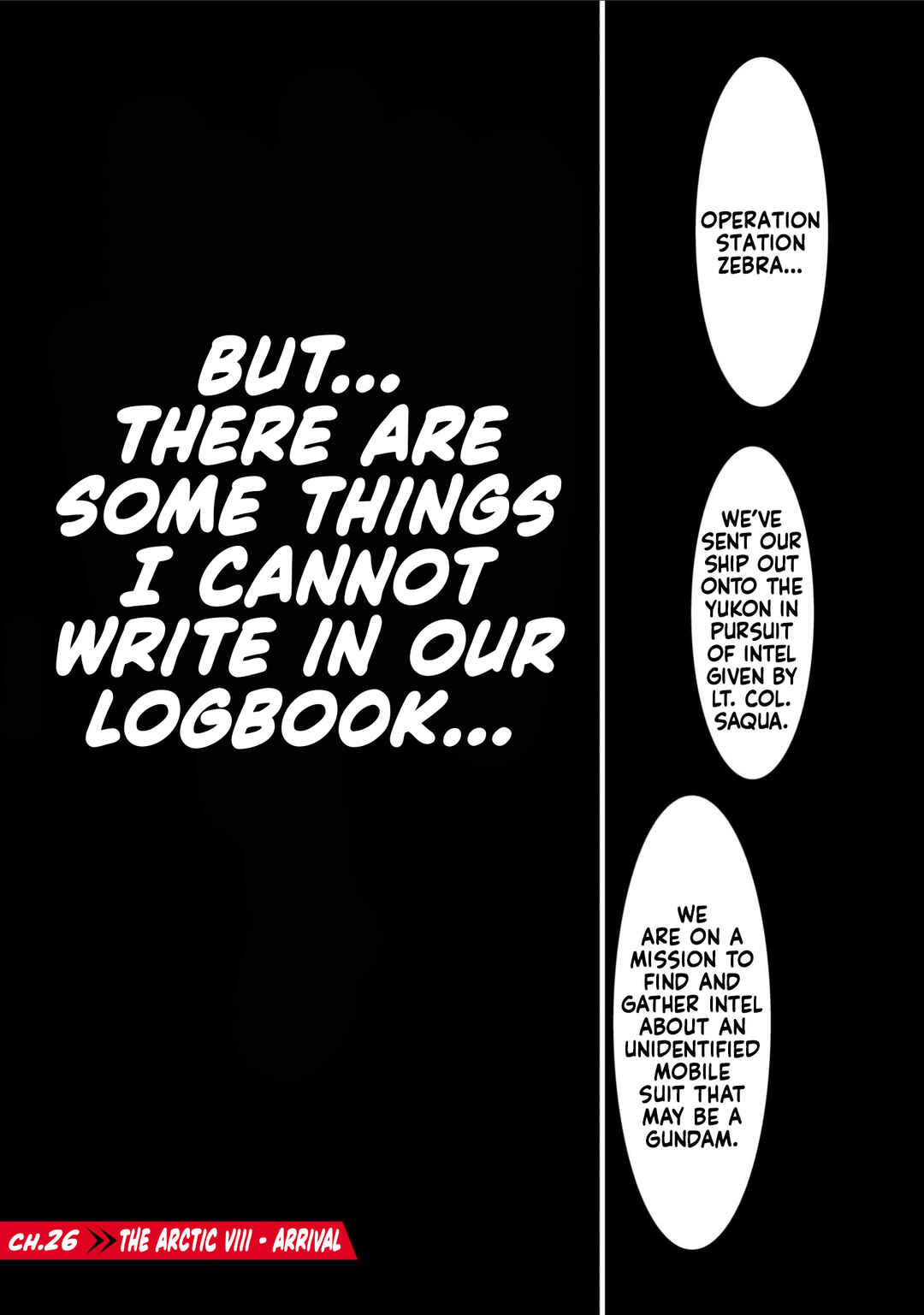 Page 1 Chapter 26 Mobile Suit Gundam: The battle tales of Flanagan Boone