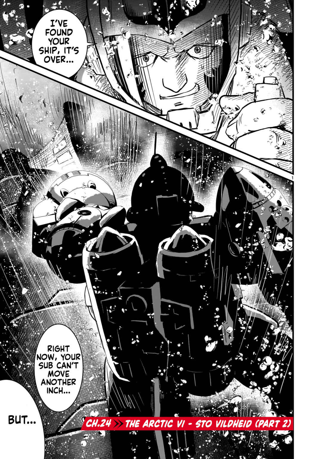 Page 1 Chapter 24 Mobile Suit Gundam: The battle tales of Flanagan Boone