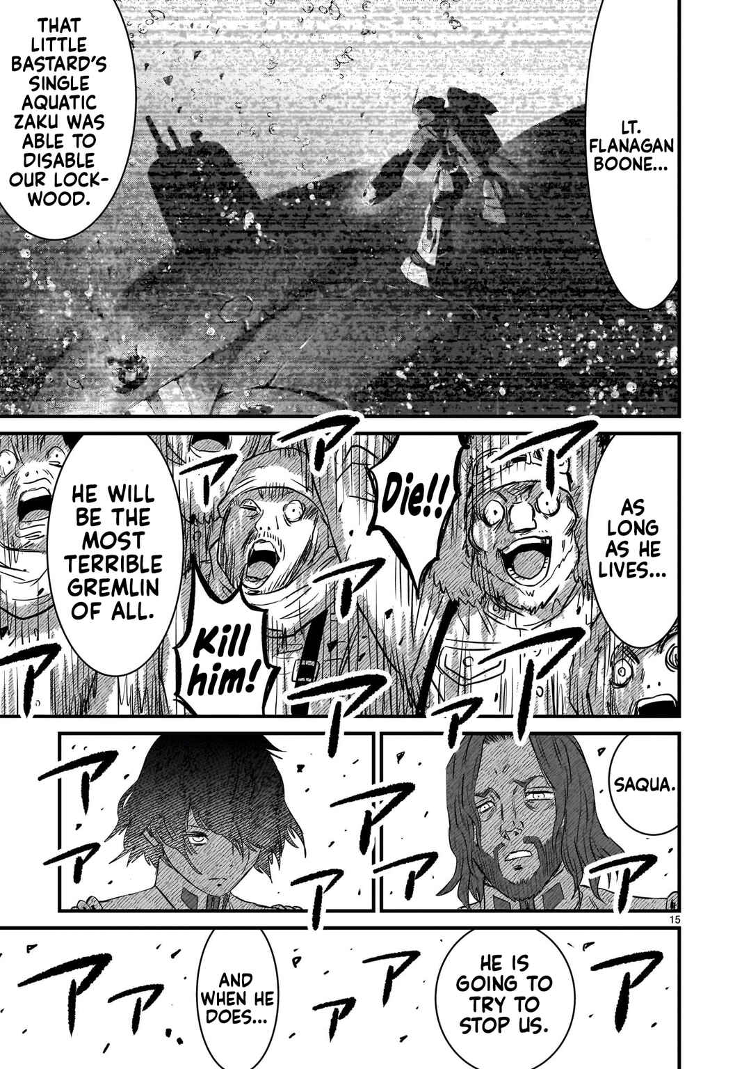 Page 15 Chapter 30 Mobile Suit Gundam: The battle tales of Flanagan Boone