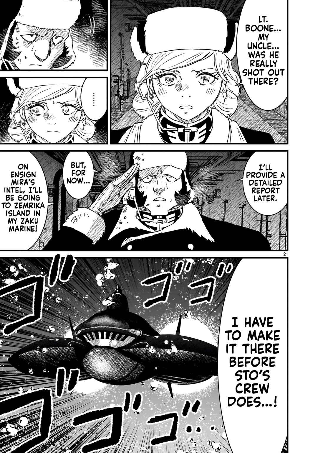 Page 21 Chapter 30 Mobile Suit Gundam: The battle tales of Flanagan Boone