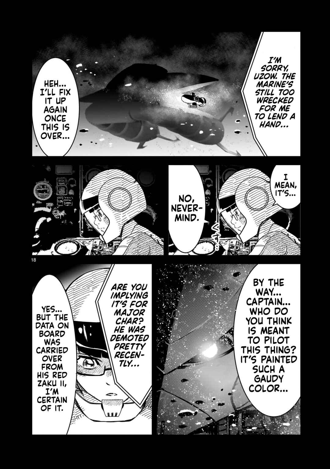 Page 18 Chapter 17 Mobile Suit Gundam: The battle tales of Flanagan Boone