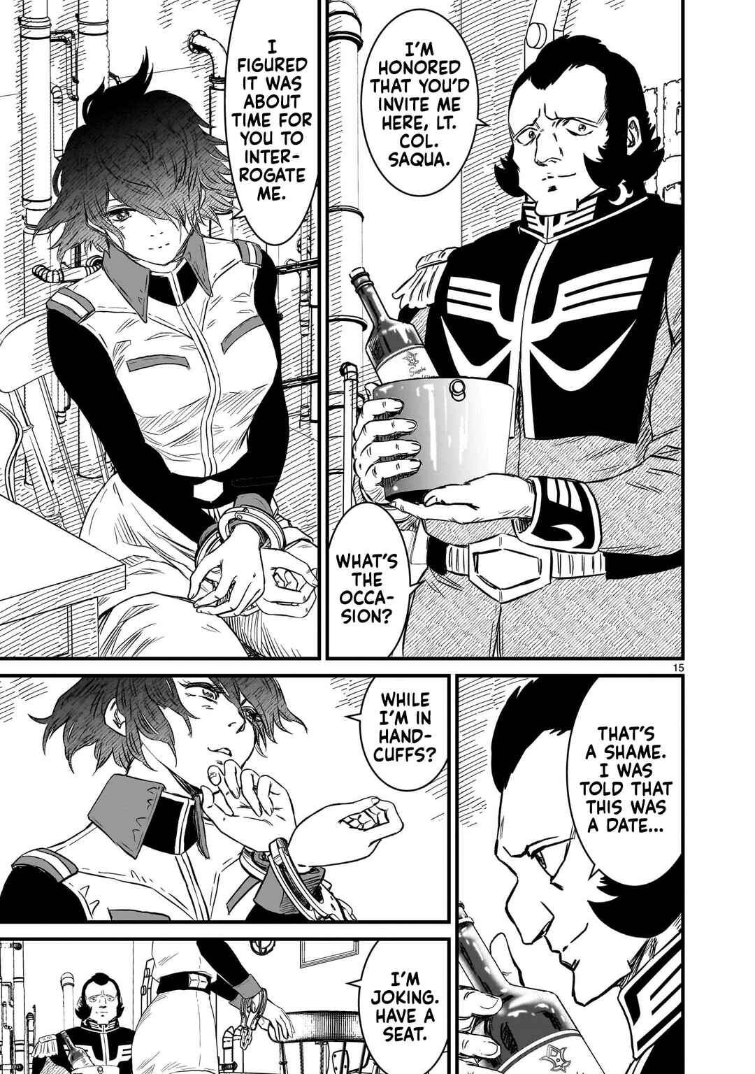 Page 15 Chapter 25 Mobile Suit Gundam: The battle tales of Flanagan Boone