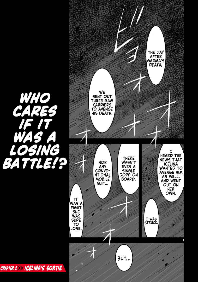 Page 1 Chapter 2 Mobile Suit Gundam: The battle tales of Flanagan Boone