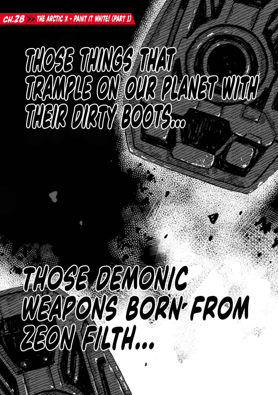 Page 1 Chapter 28 Mobile Suit Gundam: The battle tales of Flanagan Boone