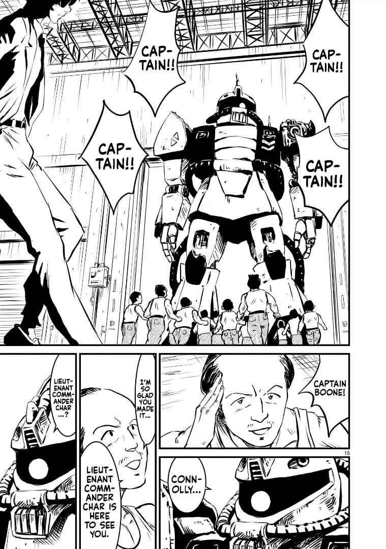 Page 13 Chapter 3 Mobile Suit Gundam: The battle tales of Flanagan Boone