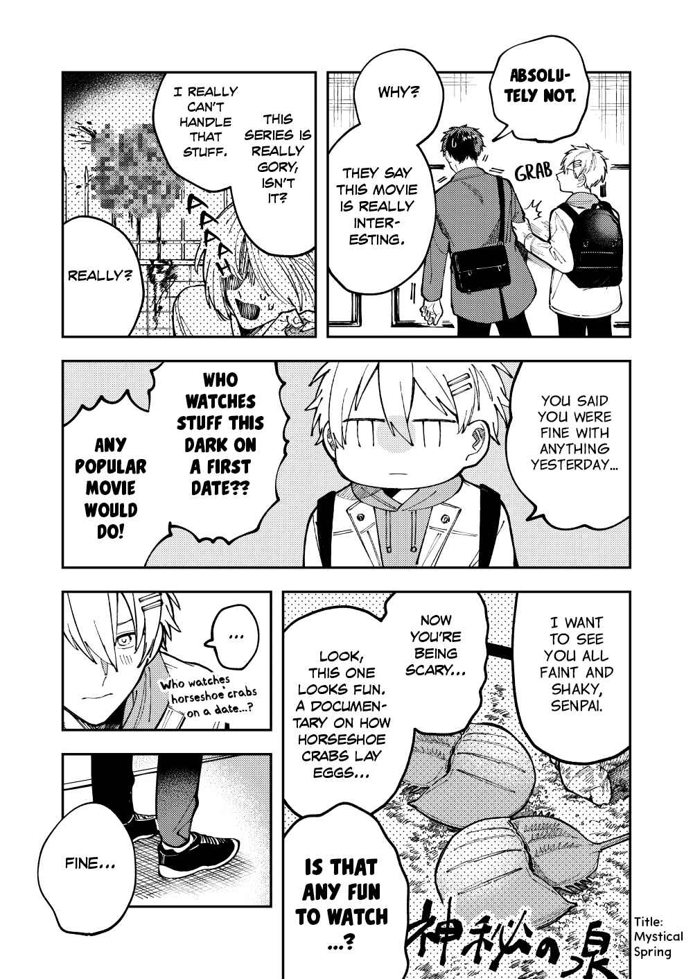 Page 12 Chapter 4 Wagamama Kouhai-kun (Web Comic)