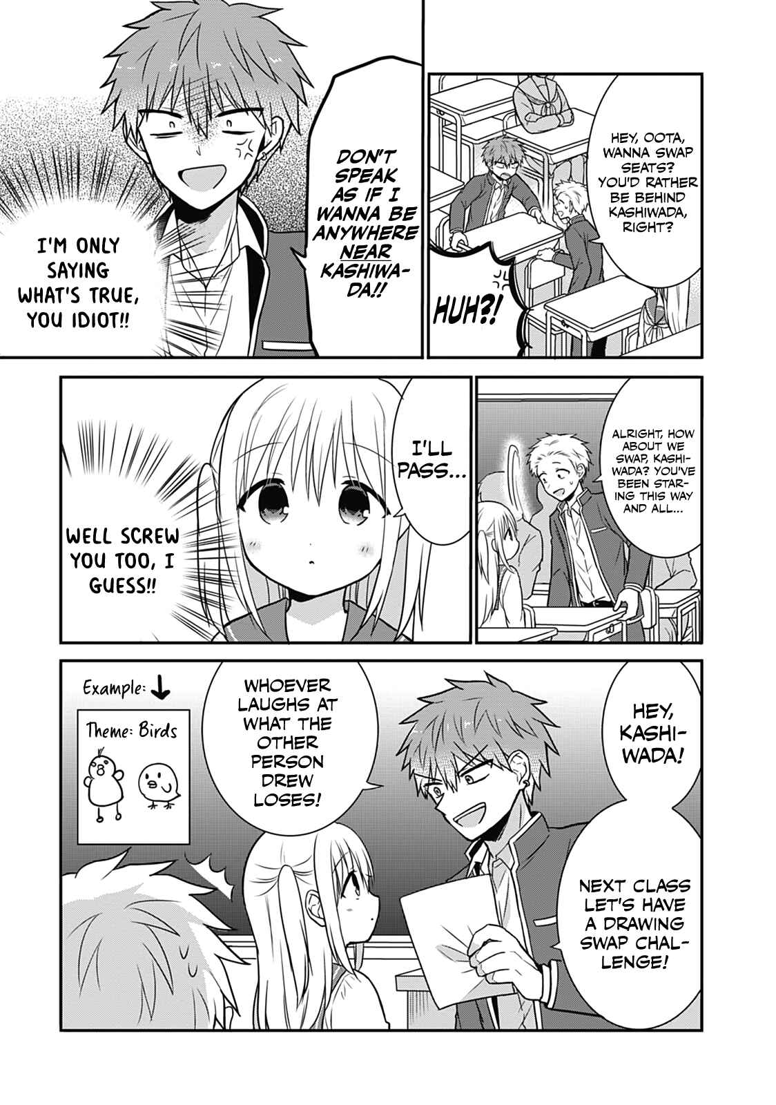 Page 3 Chapter 18 Kao ni Denai Kashiwada-san to Kao ni Deru Oota-kun