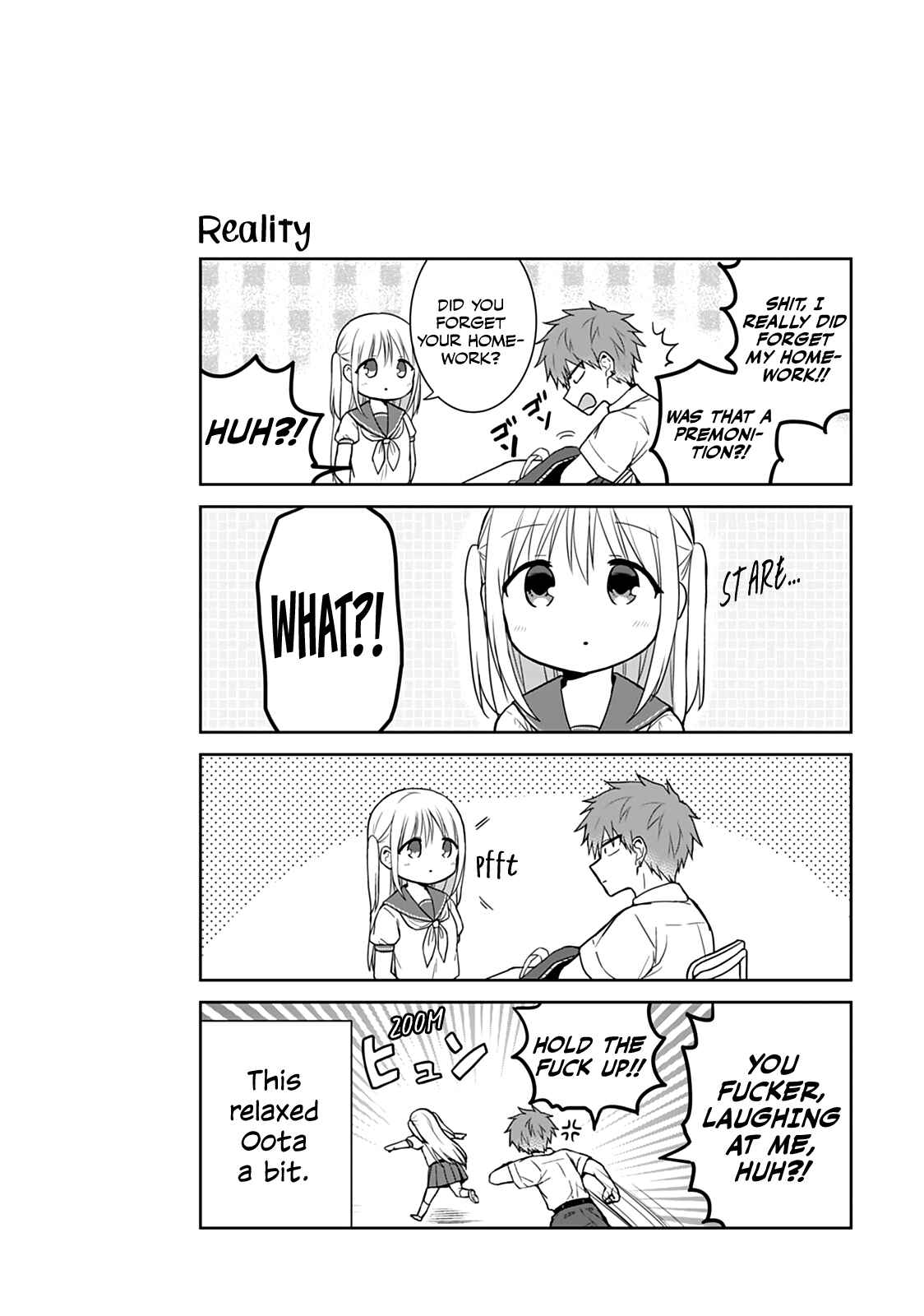 Page 14 Chapter 38 Kao ni Denai Kashiwada-san to Kao ni Deru Oota-kun