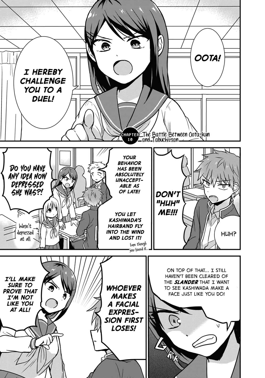 Page 2 Chapter 10 Kao ni Denai Kashiwada-san to Kao ni Deru Oota-kun