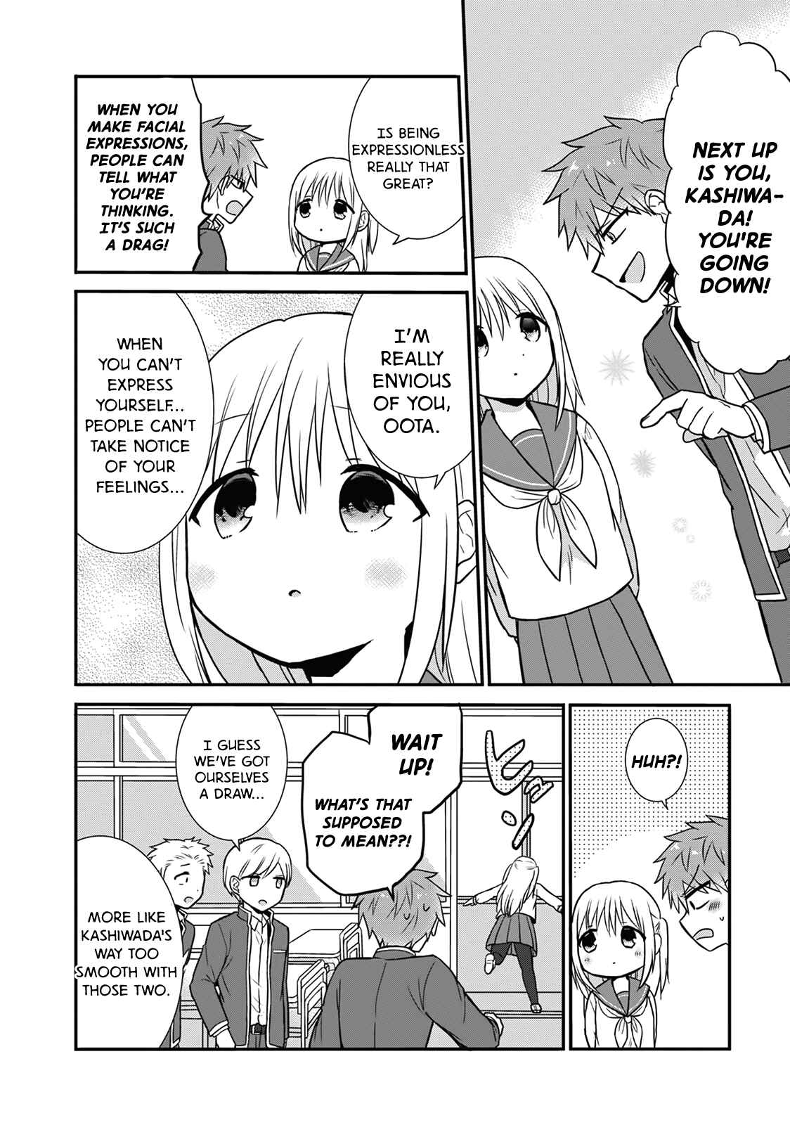 Page 9 Chapter 10 Kao ni Denai Kashiwada-san to Kao ni Deru Oota-kun
