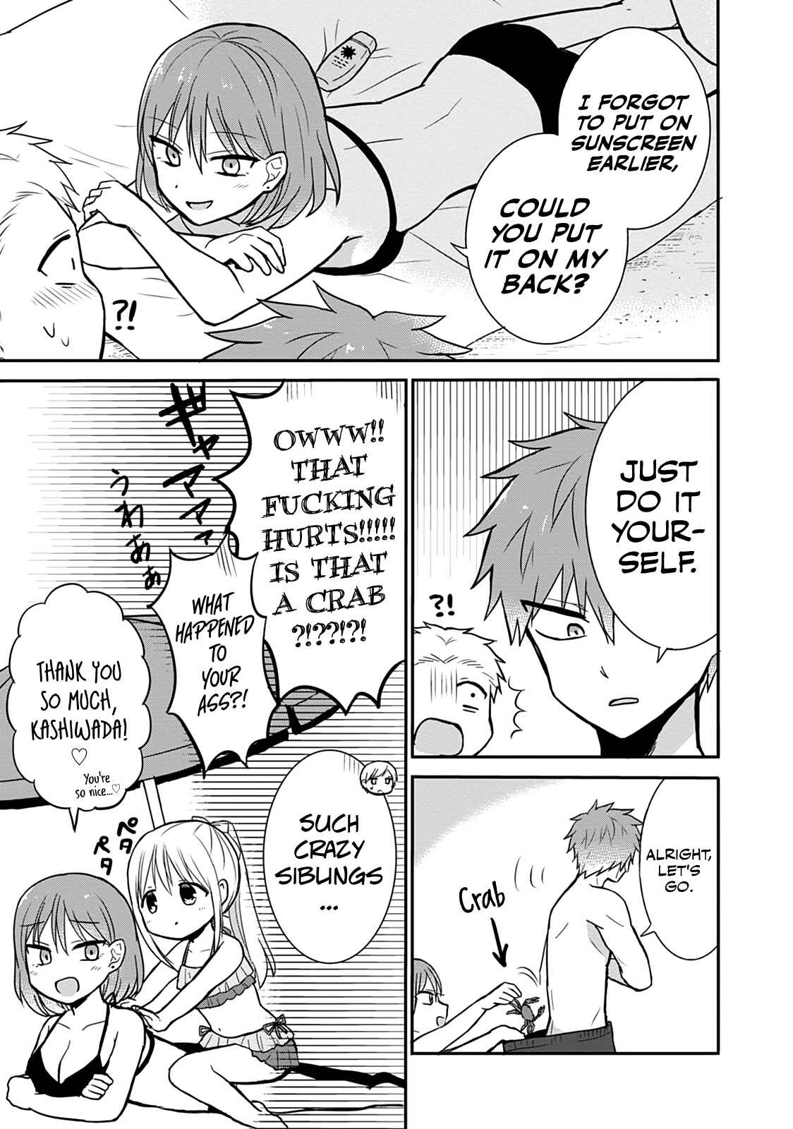 Page 4 Chapter 34 Kao ni Denai Kashiwada-san to Kao ni Deru Oota-kun