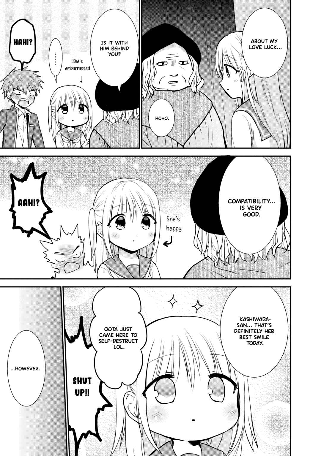 Page 8 Chapter 90 Kao ni Denai Kashiwada-san to Kao ni Deru Oota-kun