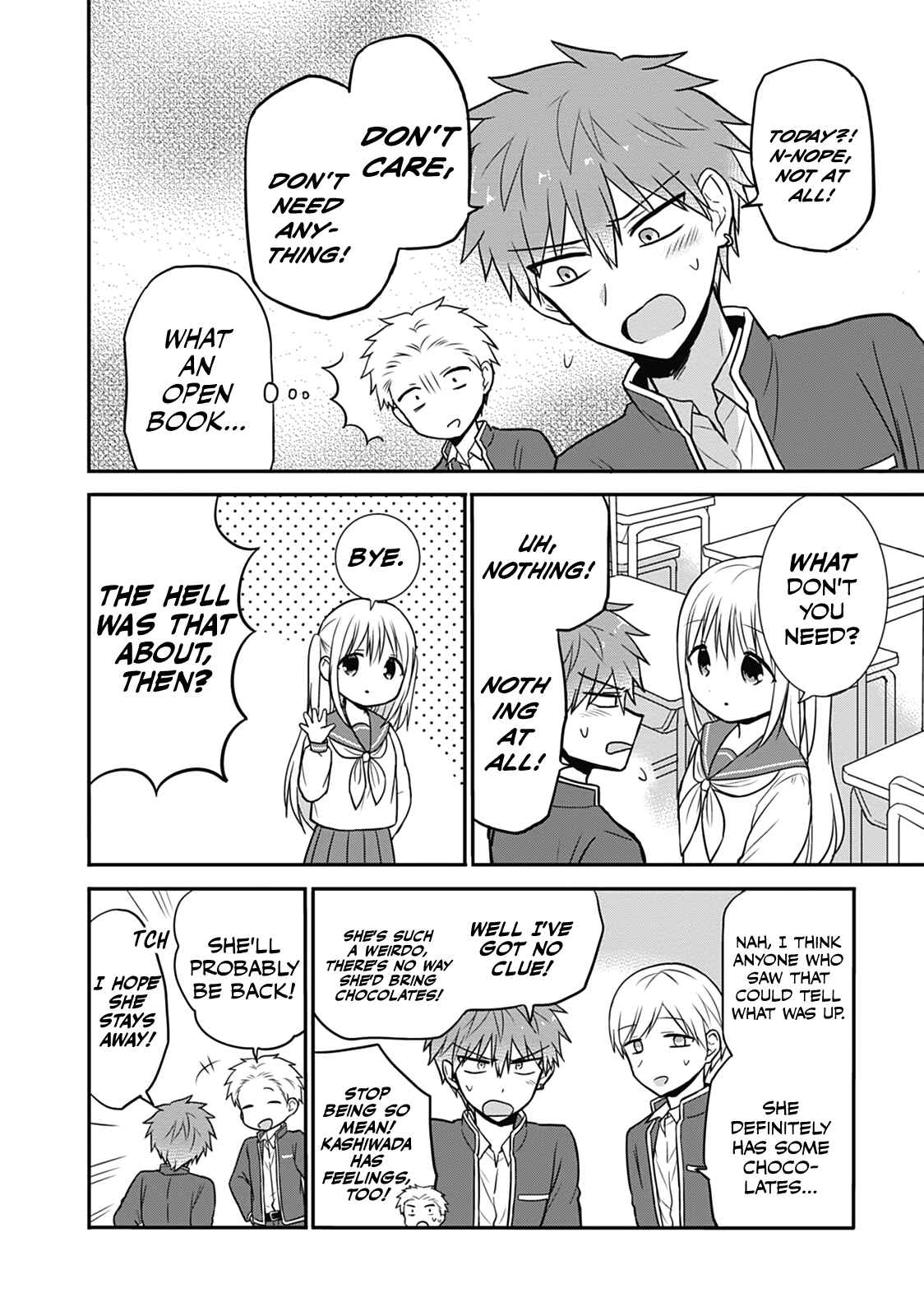 Page 4 Chapter 19 Kao ni Denai Kashiwada-san to Kao ni Deru Oota-kun