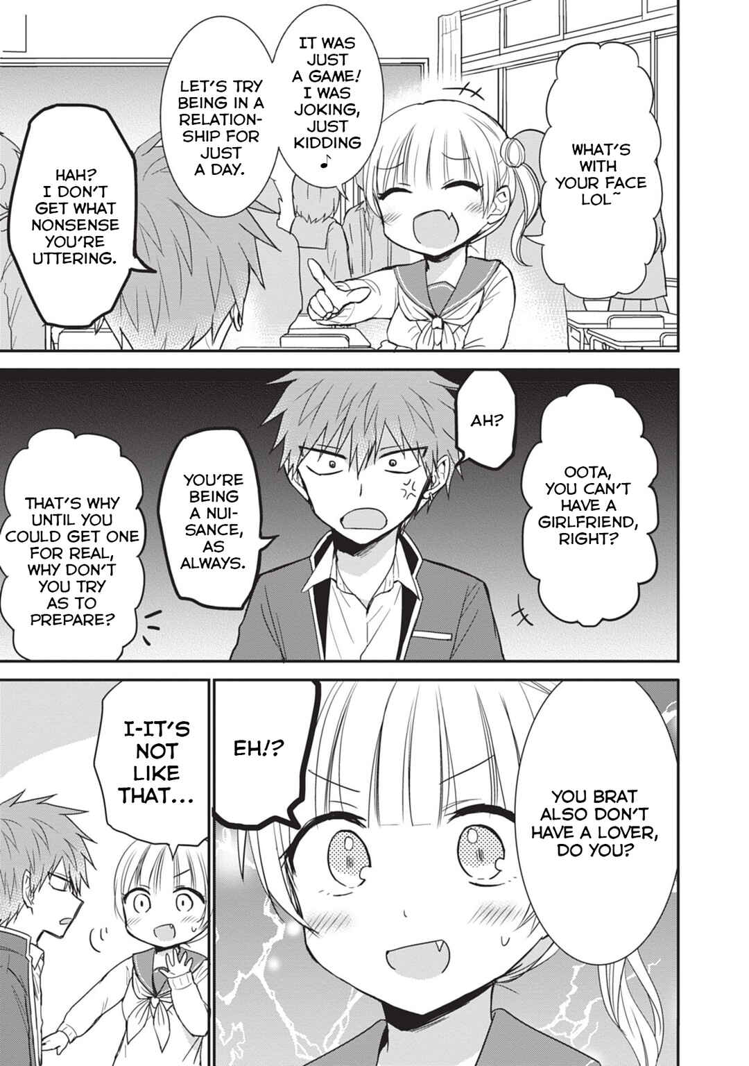 Page 3 Chapter 89 Kao ni Denai Kashiwada-san to Kao ni Deru Oota-kun