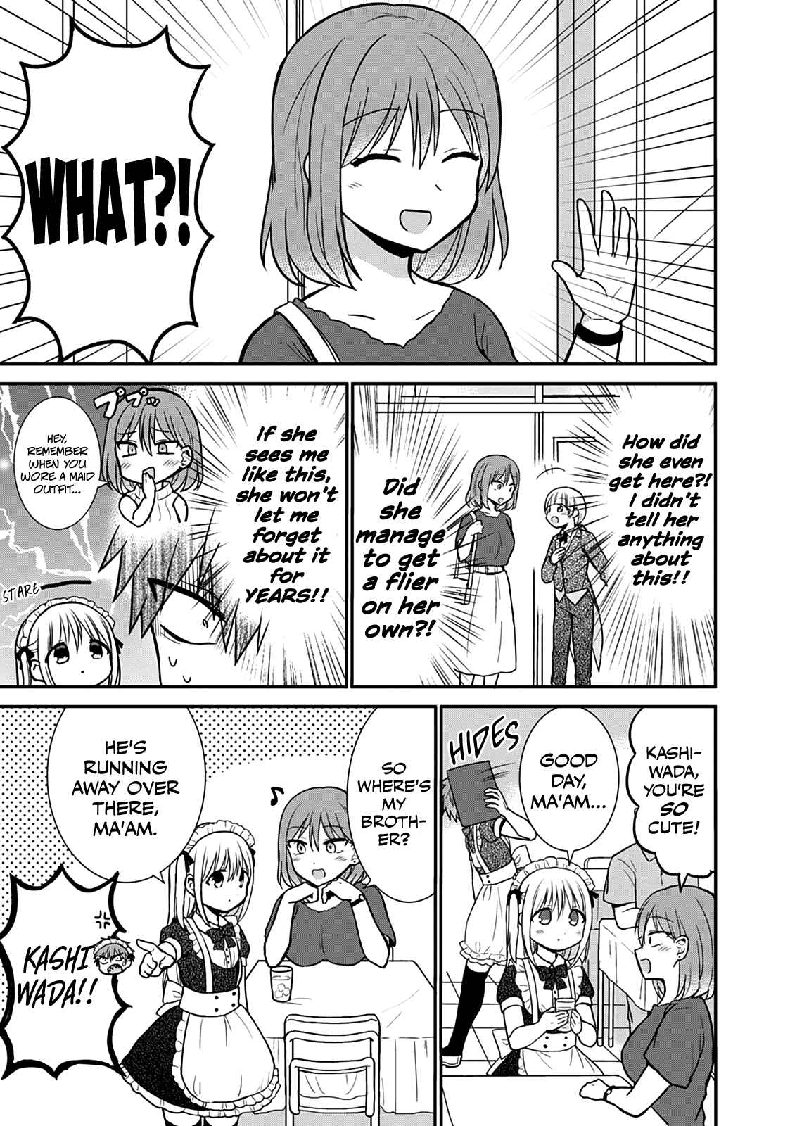 Page 8 Chapter 43 Kao ni Denai Kashiwada-san to Kao ni Deru Oota-kun