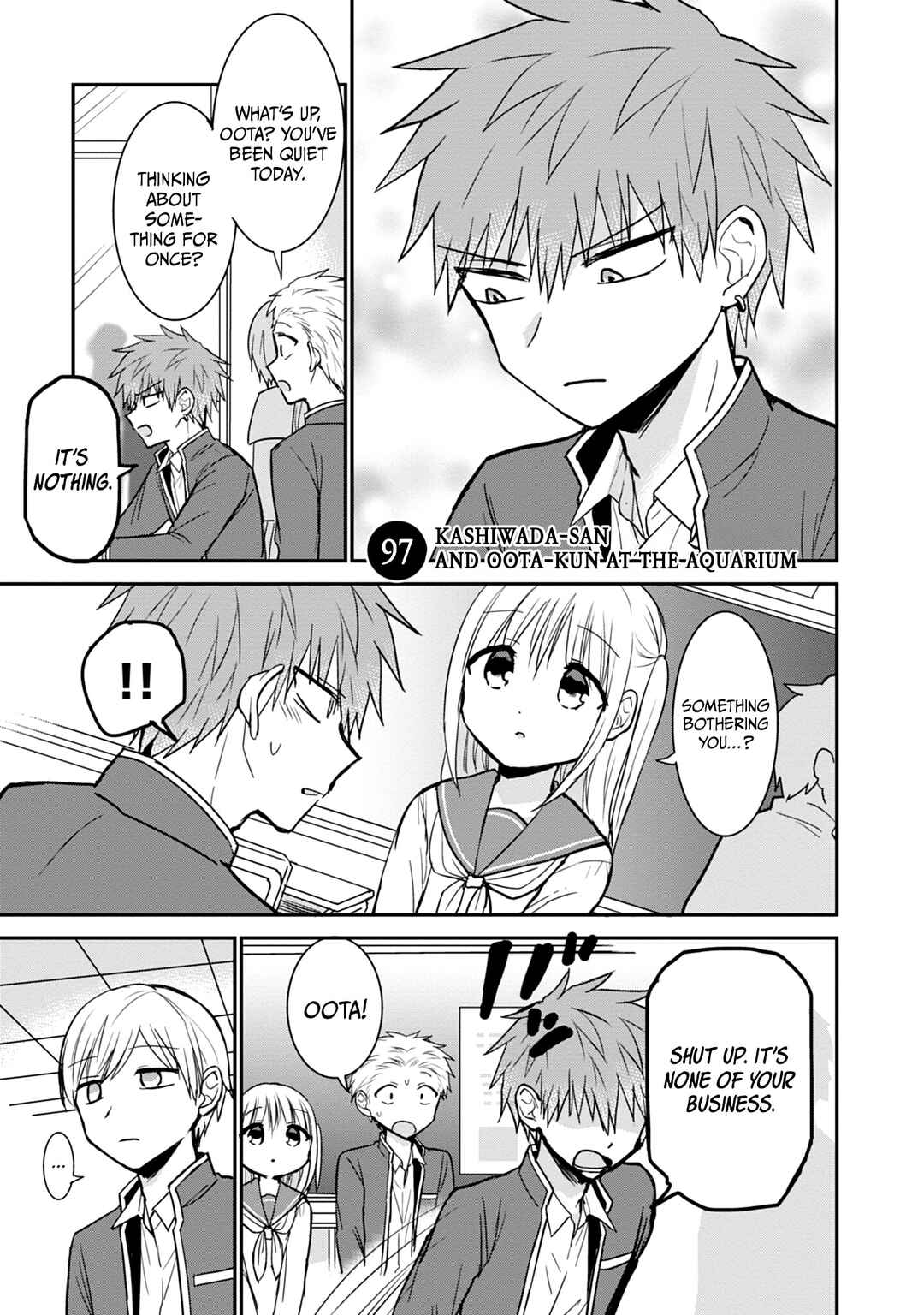 Page 2 Chapter 97 Kao ni Denai Kashiwada-san to Kao ni Deru Oota-kun
