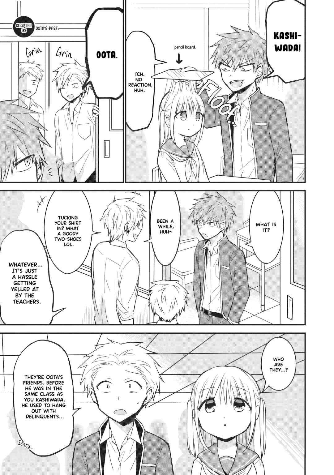 Page 2 Chapter 93 Kao ni Denai Kashiwada-san to Kao ni Deru Oota-kun