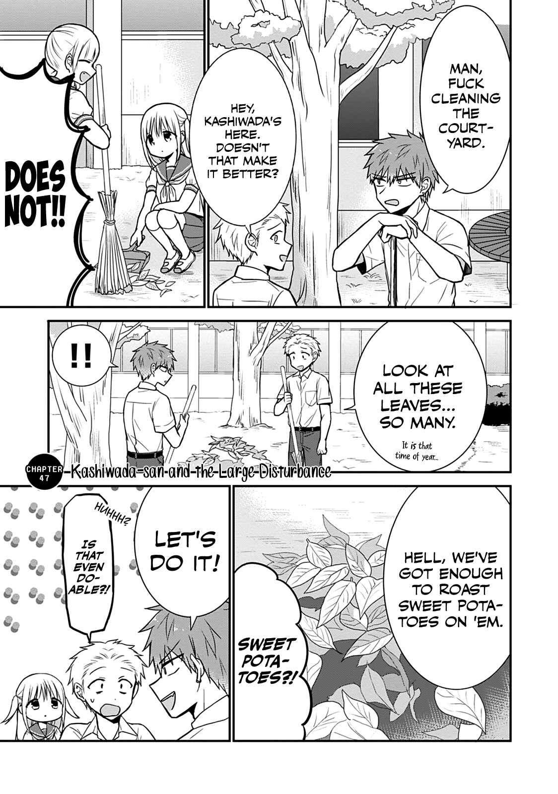 Page 2 Chapter 47 Kao ni Denai Kashiwada-san to Kao ni Deru Oota-kun