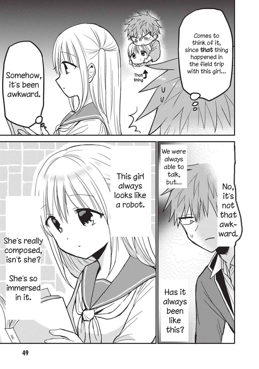 Page 3 Chapter 80 Kao ni Denai Kashiwada-san to Kao ni Deru Oota-kun
