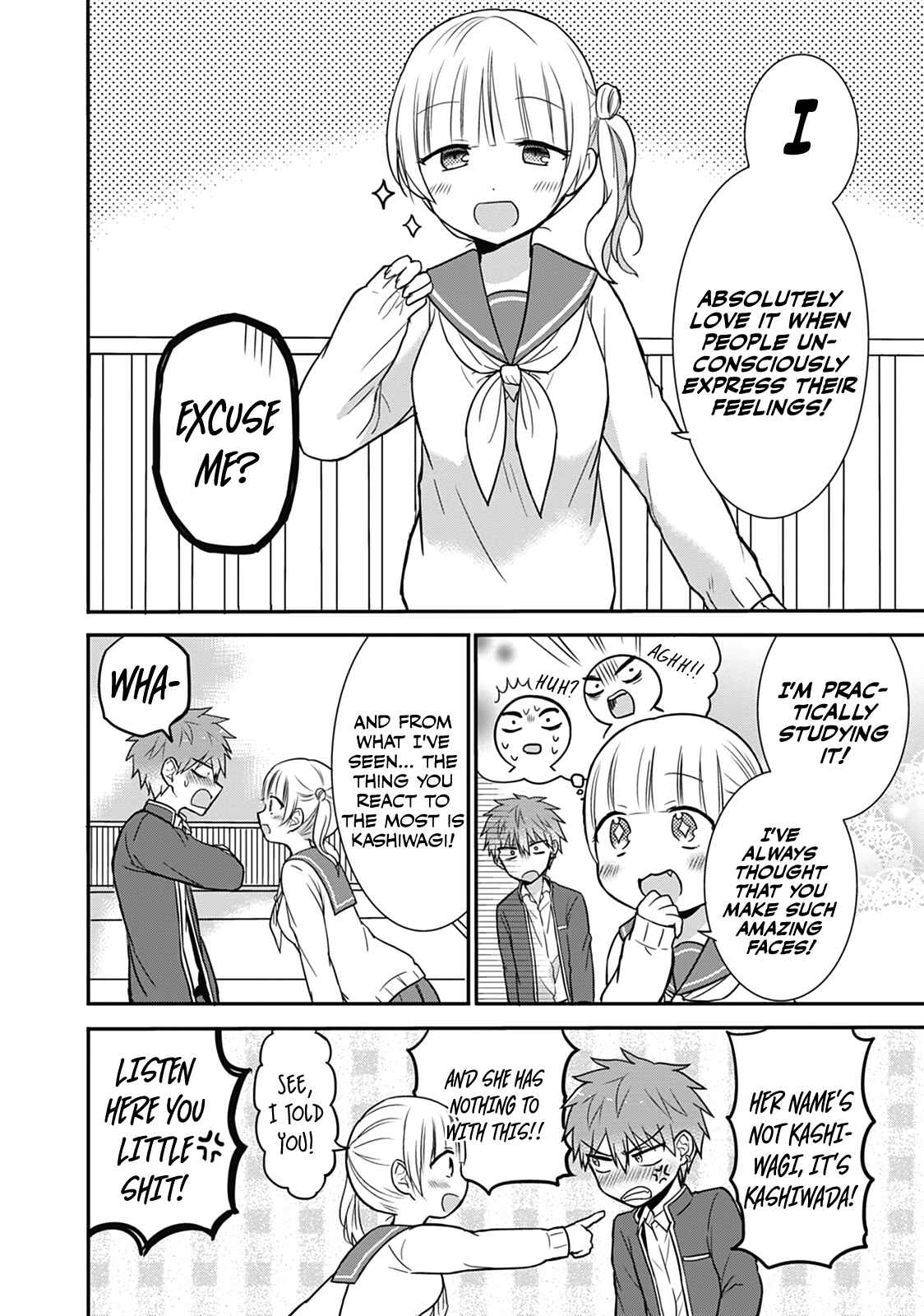 Page 8 Chapter 23 Kao ni Denai Kashiwada-san to Kao ni Deru Oota-kun