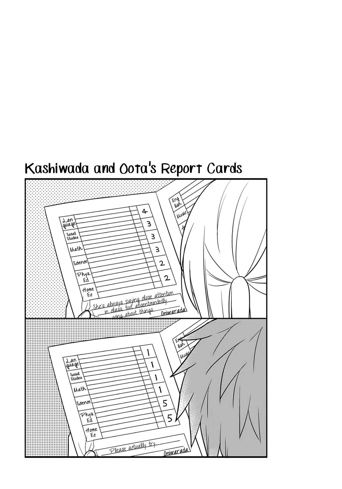 Page 12 Chapter 33 Kao ni Denai Kashiwada-san to Kao ni Deru Oota-kun