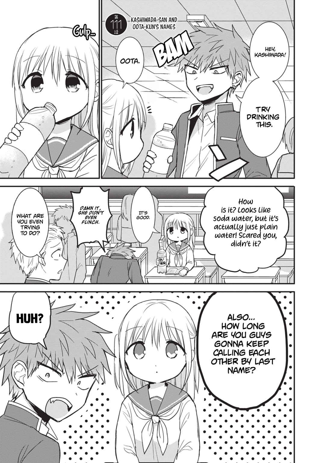 Page 2 Chapter 111 Kao ni Denai Kashiwada-san to Kao ni Deru Oota-kun