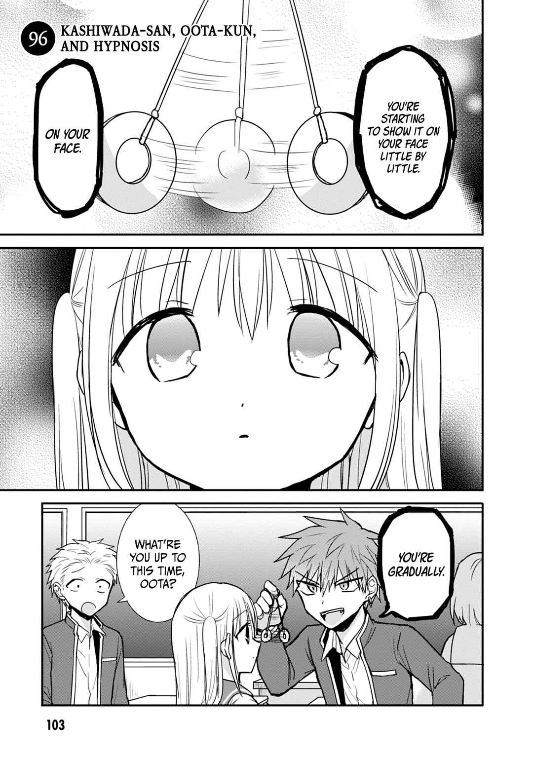 Page 2 Chapter 96 Kao ni Denai Kashiwada-san to Kao ni Deru Oota-kun