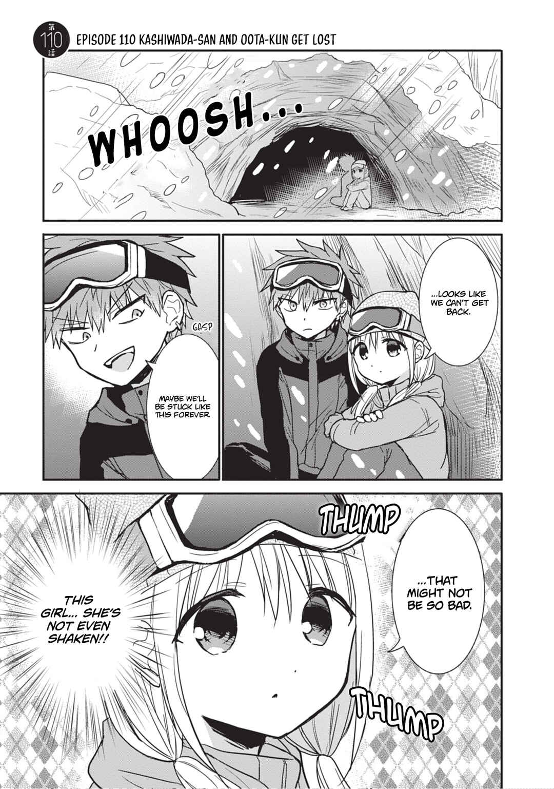 Page 2 Chapter 110 Kao ni Denai Kashiwada-san to Kao ni Deru Oota-kun