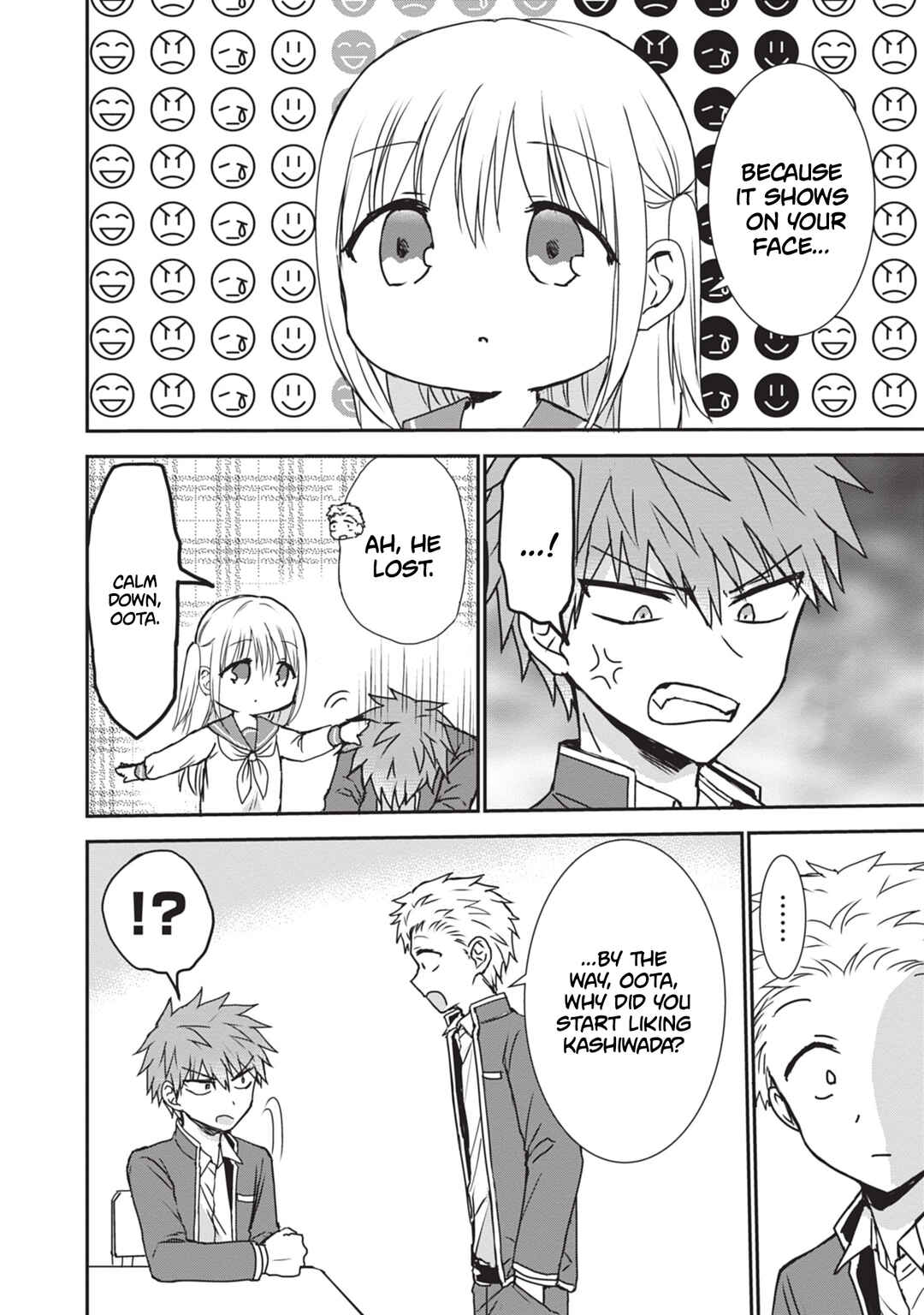 Page 3 Chapter 120 Kao ni Denai Kashiwada-san to Kao ni Deru Oota-kun